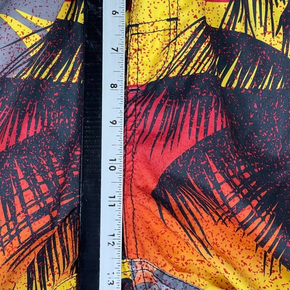 Captain Morgen Mens L Swim Trunk Drawstring Hawaiian Print Lined Relaxed Fit - Picture 6 of 11